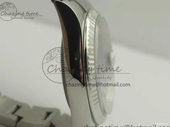 0104 Breathable DateJust 36 SS 116200 Fluted Bezel DJF Best Edition Black Com Diam Dial on SS 904L Oyster Bracelet A 3367